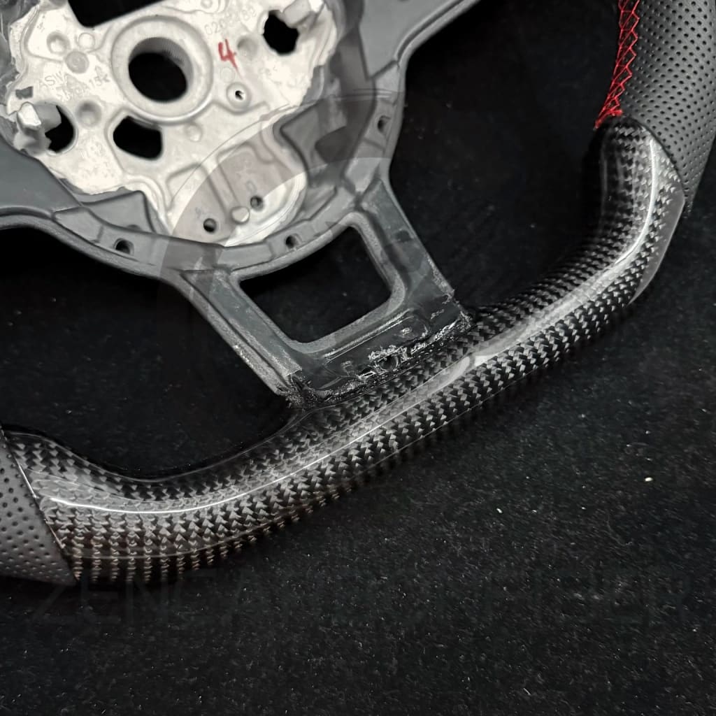 IN STOCK - 2015-2021 Volkswagen/VW Golf MK7 GTI/R/Jetta GLI DSG Carbon Fiber Steering Wheel Steering Wheels