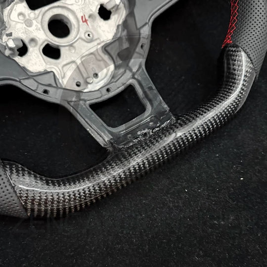 IN STOCK - 2015-2021 Volkswagen/VW Golf MK7 GTI/R/Jetta GLI DSG Carbon Fiber Steering Wheel Steering Wheels