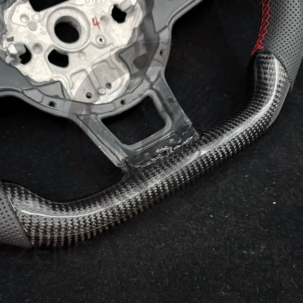 IN STOCK - 2015-2021 Volkswagen/VW Golf MK7 GTI/R/Jetta GLI DSG Carbon Fiber Steering Wheel Steering Wheels