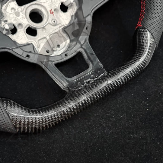 IN STOCK - 2015-2021 Volkswagen/VW Golf MK7 GTI/R/Jetta GLI DSG Carbon Fiber Steering Wheel Steering Wheels
