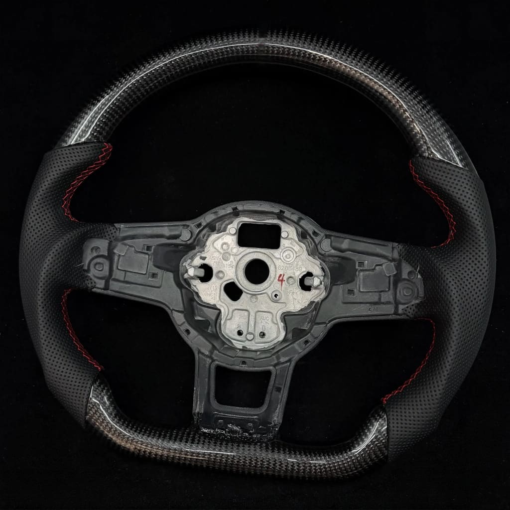 IN STOCK - 2015-2021 Volkswagen/VW Golf MK7 GTI/R/Jetta GLI DSG Carbon Fiber Steering Wheel Steering Wheels