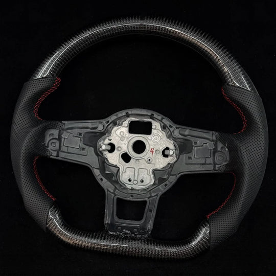 IN STOCK - 2015-2021 Volkswagen/VW Golf MK7 GTI/R/Jetta GLI DSG Carbon Fiber Steering Wheel Steering Wheels