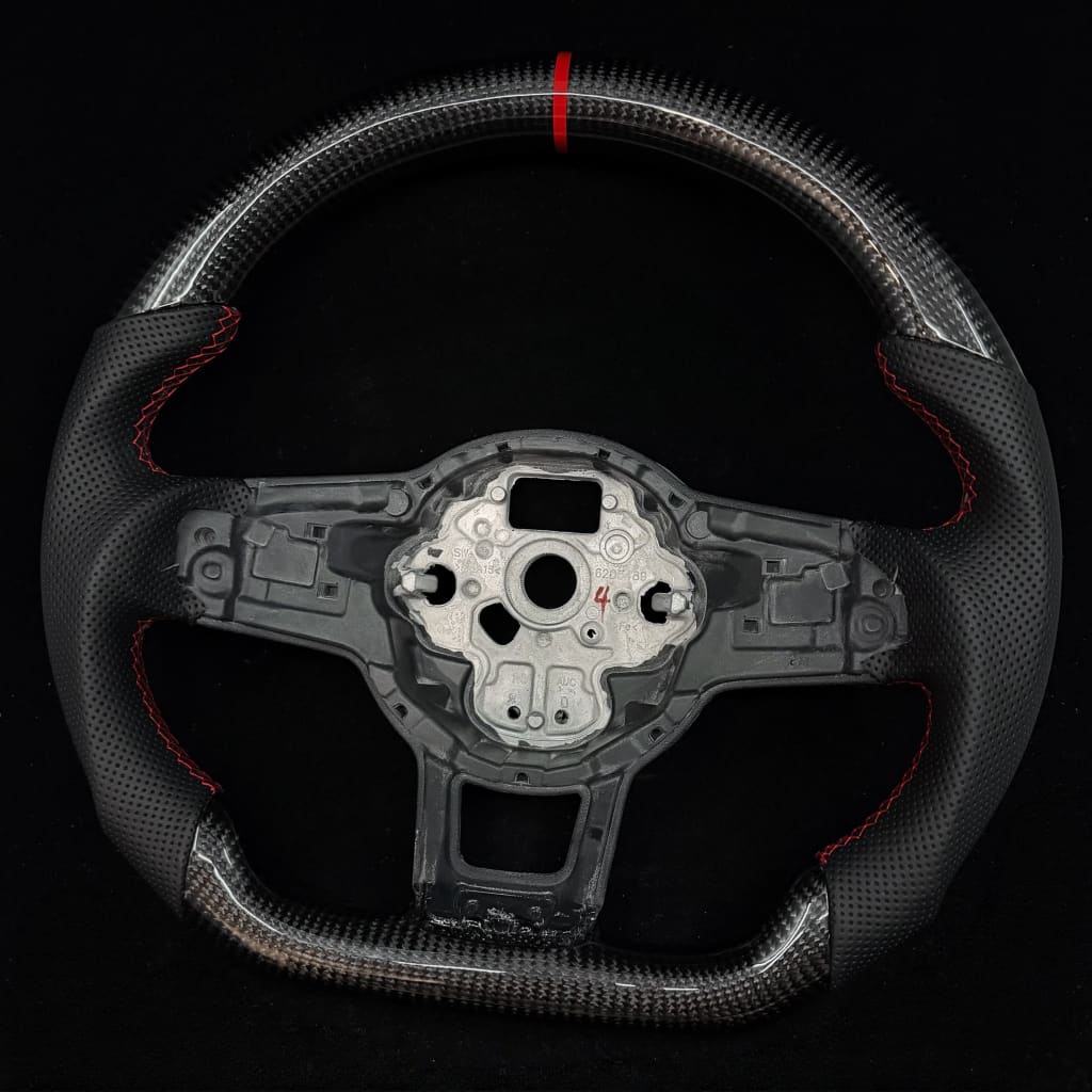 IN STOCK - 2015-2021 Volkswagen/VW Golf MK7 GTI/R/Jetta GLI DSG Carbon Fiber Steering Wheel Steering Wheels