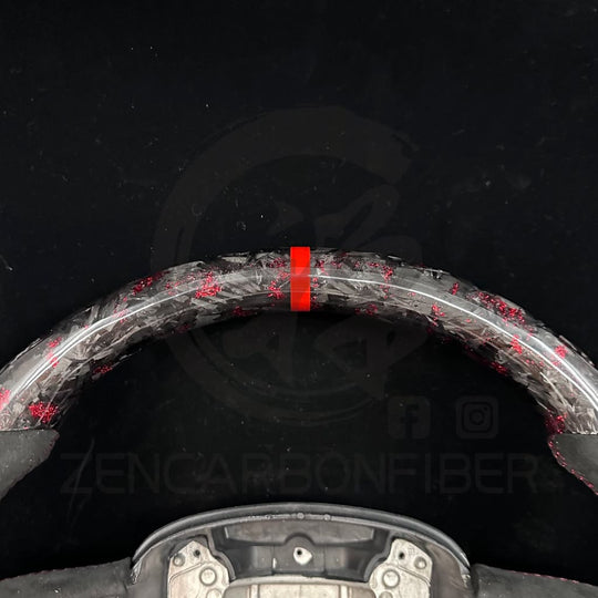 IN STOCK - 2015-2023 Dodge Charger/Challenger/Durango/WK2 Jeep SRT/Trackhawk Carbon Fiber Steering Wheel