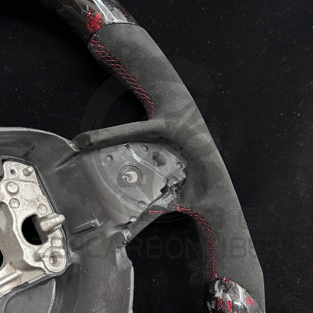 IN STOCK - 2015-2023 Dodge Charger/Challenger/Durango/WK2 Jeep SRT/Trackhawk Carbon Fiber Steering Wheel