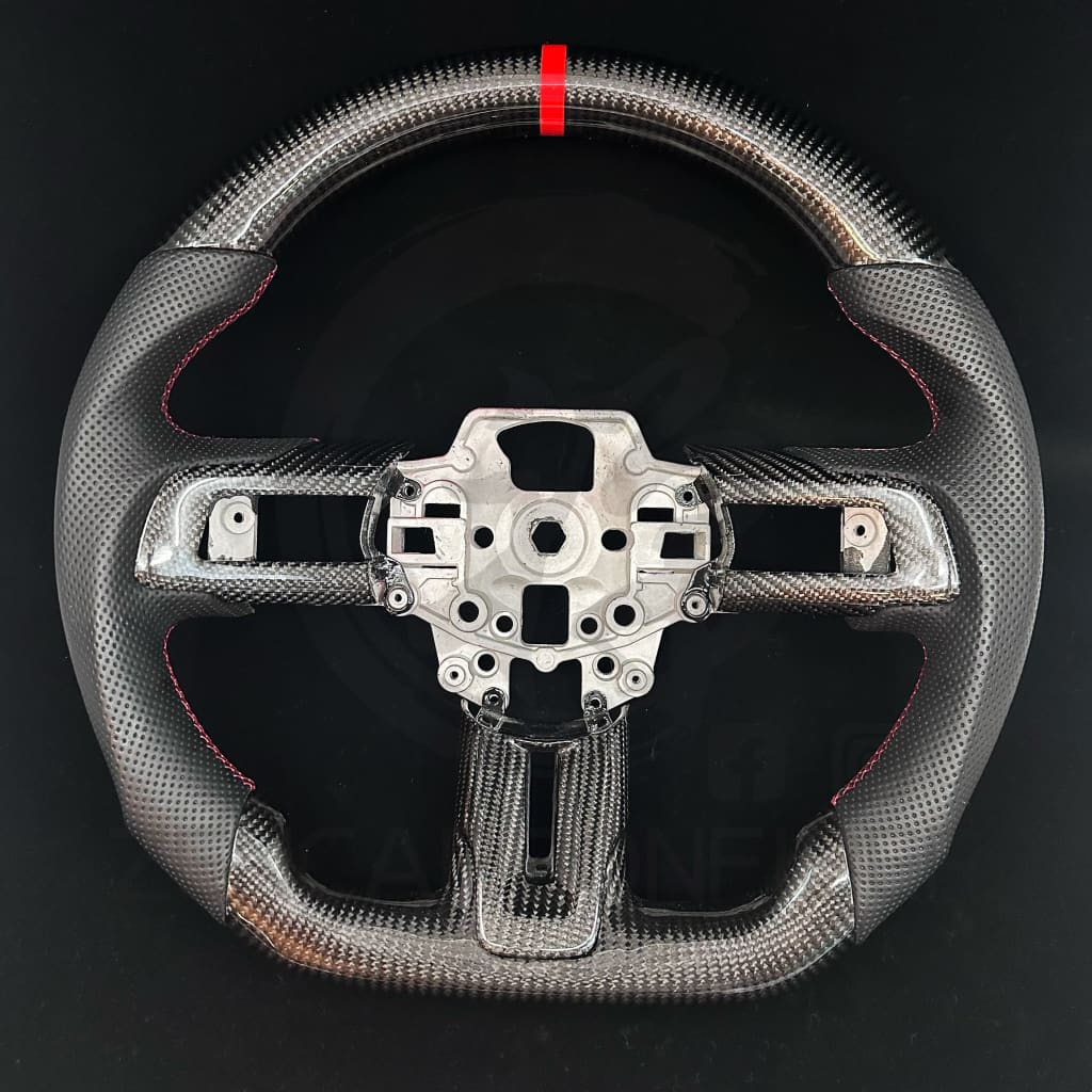 In Stock- 2015 + S550 Ford Mustang Carbon Fiber Steering Wheel Steering Wheel