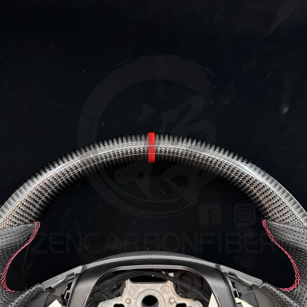 IN STOCK - 2016+ 6th Gen Chevrolet Camaro Carbon Fiber Steering Wheel