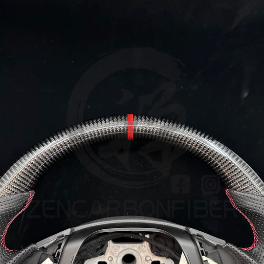 IN STOCK - 2016+ 6th Gen Chevrolet Camaro Carbon Fiber Steering Wheel