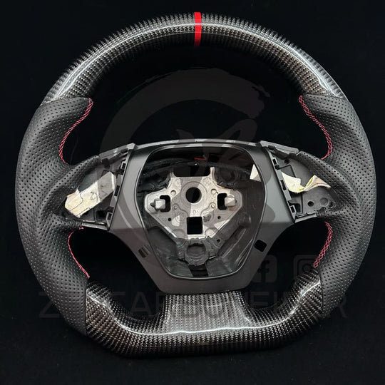 IN STOCK - 2016+ 6th Gen Chevrolet Camaro Carbon Fiber Steering Wheel