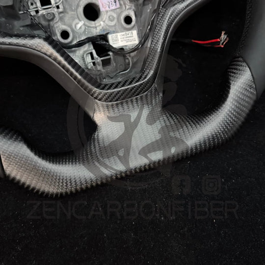 IN STOCK - 2016+ Chevrolet Cruze Heated Carbon Fiber Steering Wheel - Steering Wheels