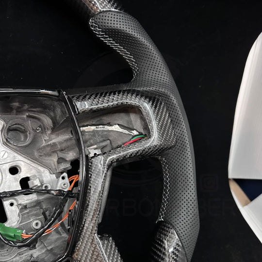 IN STOCK - 2017-2020 Ford F150/Raptor Heated Carbon Fiber Steering Wheel