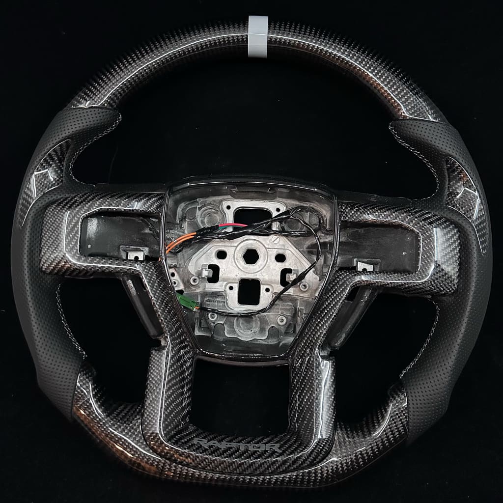 IN STOCK - 2017-2020 Ford F150 Raptor Heated Carbon Fiber Steering Wheel