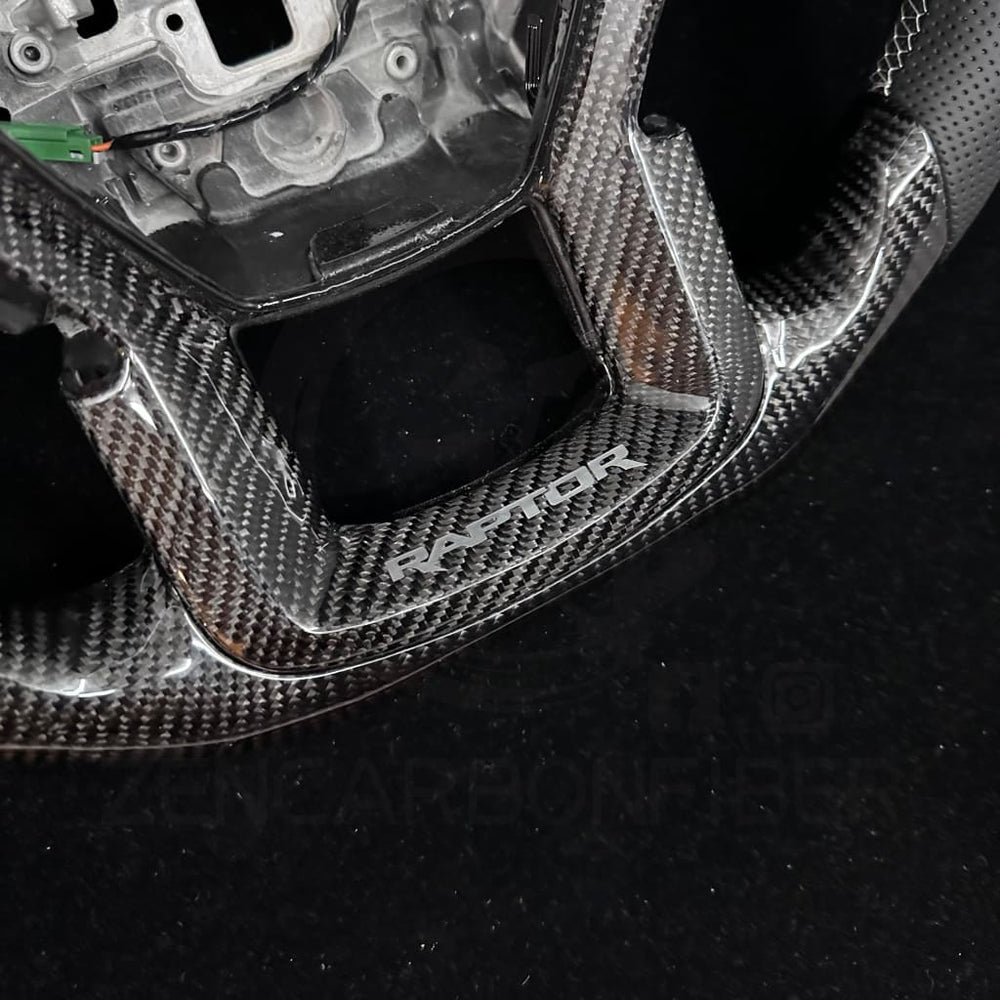 IN STOCK - 2017-2020 Ford F150 Raptor Heated Carbon Fiber Steering Wheel