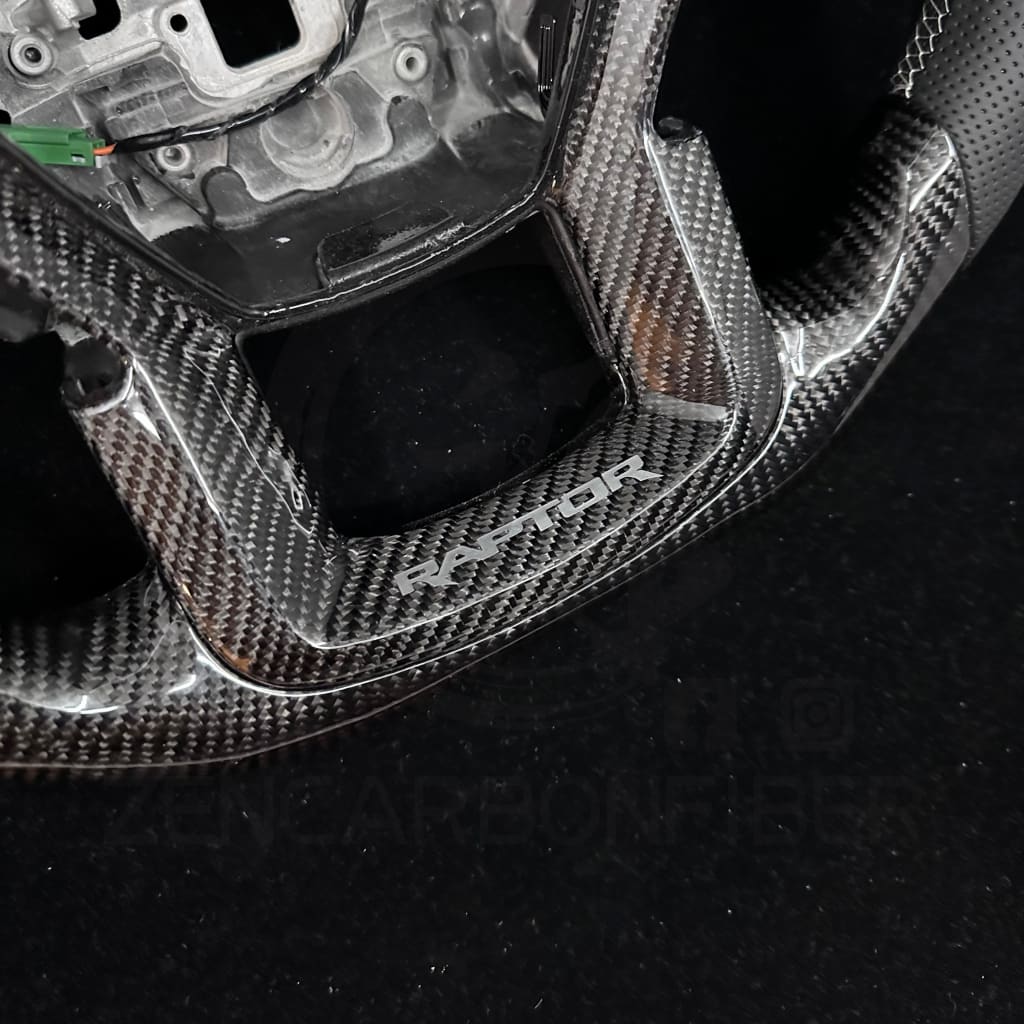 IN STOCK - 2017-2020 Ford F150 Raptor Heated Carbon Fiber Steering Wheel