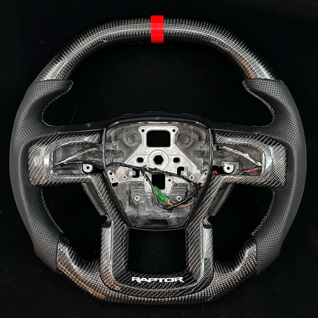 IN STOCK - 2017-2020 Ford F150/Raptor Heated Carbon Fiber Steering Wheel