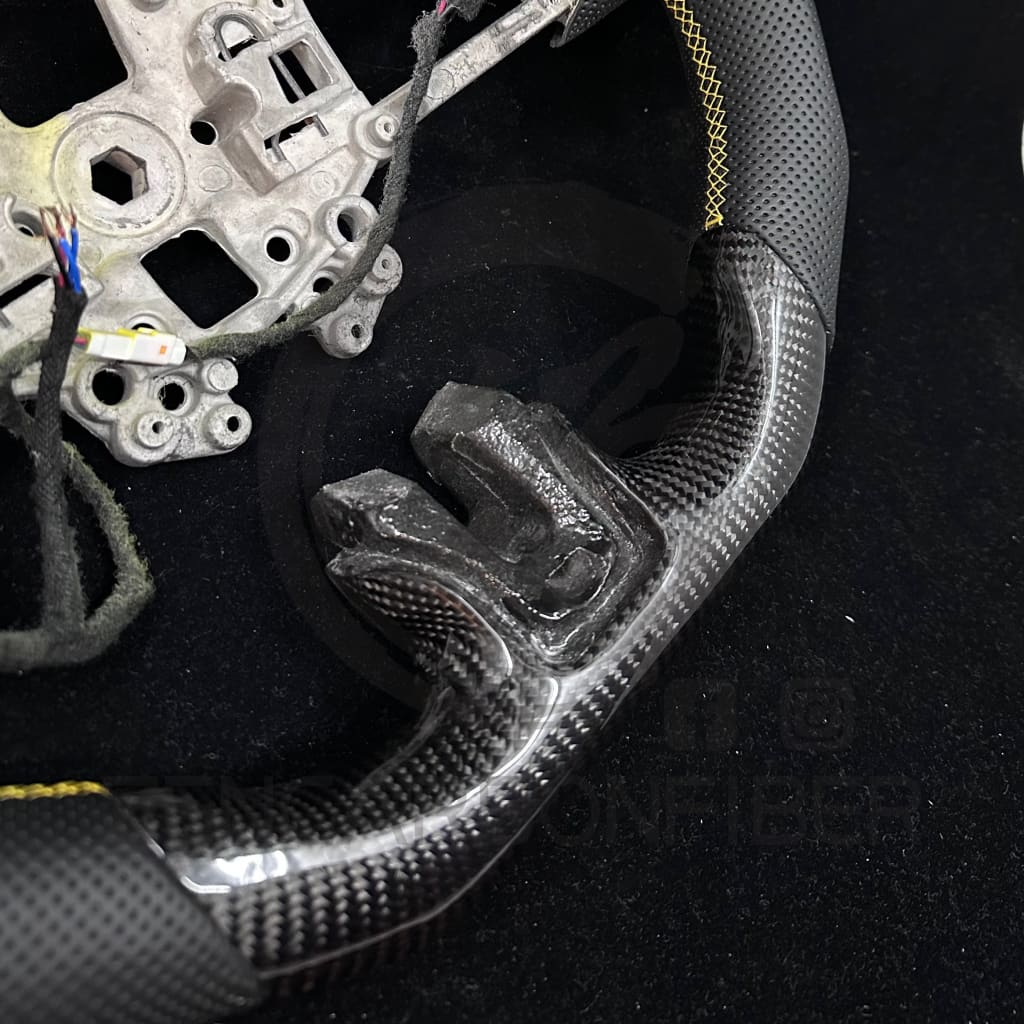 IN STOCK- 2018-2023 S550 Ford Mustang Heated Carbon Fiber Steering Wheel
