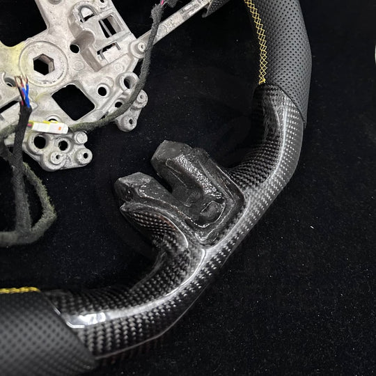 IN STOCK- 2018-2023 S550 Ford Mustang Heated Carbon Fiber Steering Wheel