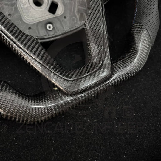 IN STOCK - 2019-2024 BMW G2X 3/4-series Non-M-Sport Carbon Fiber Steering Wheel - Steering Wheels