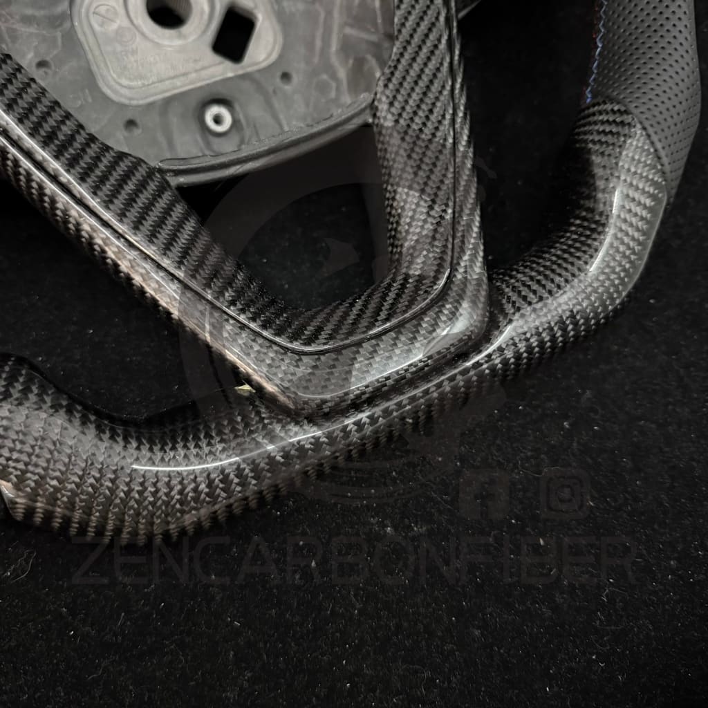 IN STOCK - 2019-2024 BMW G2X 3/4-series Non-M-Sport Carbon Fiber Steering Wheel - Steering Wheels