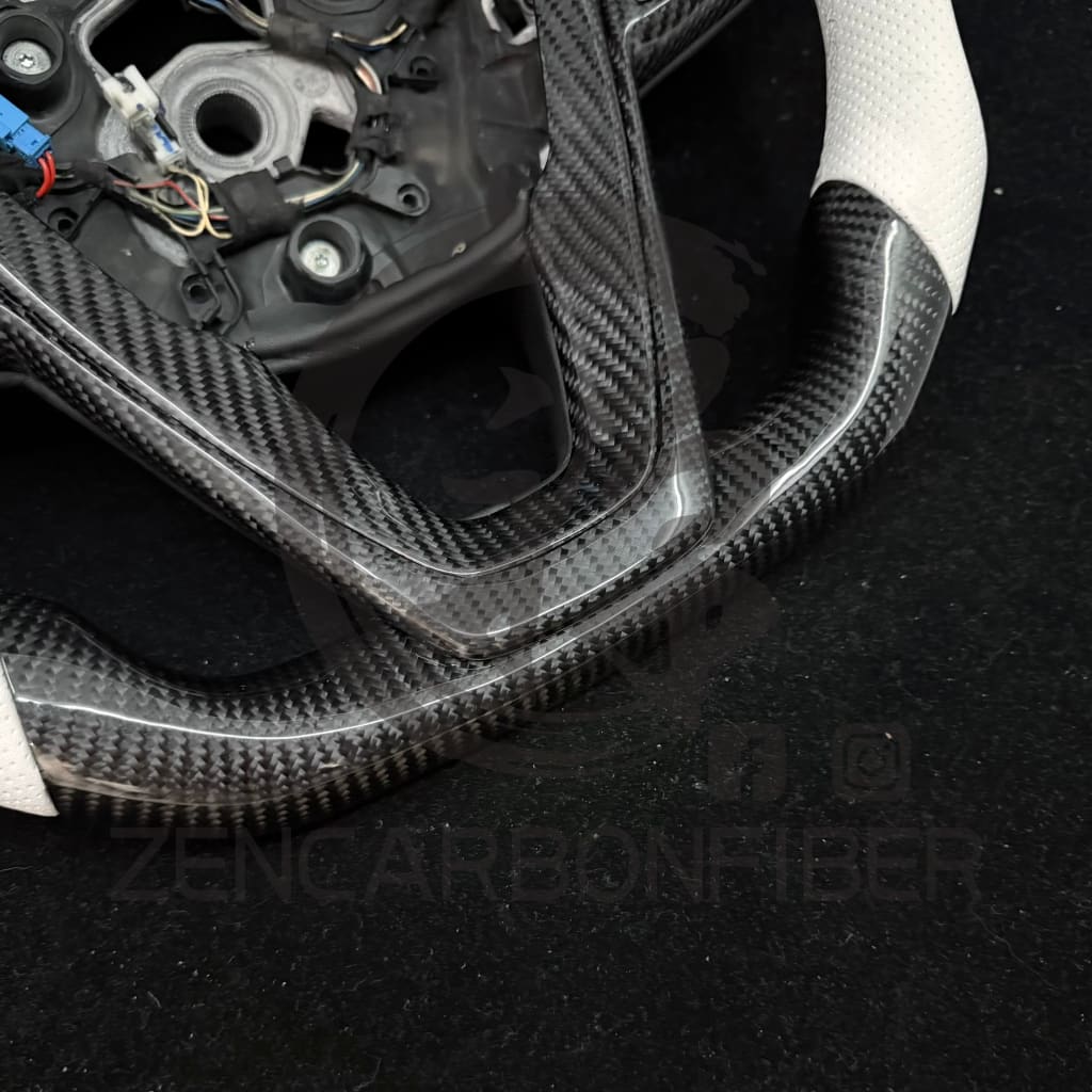 IN STOCK - 2019-2024 BMW G2X 3/4-series Non-M-Sport Carbon Fiber Steering Wheel - Steering Wheels