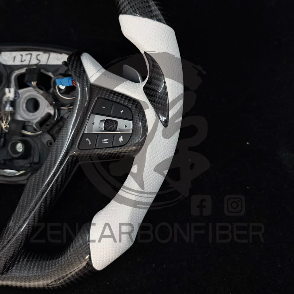 IN STOCK - 2019-2024 BMW G2X 3/4-series Non-M-Sport Carbon Fiber Steering Wheel - Steering Wheels