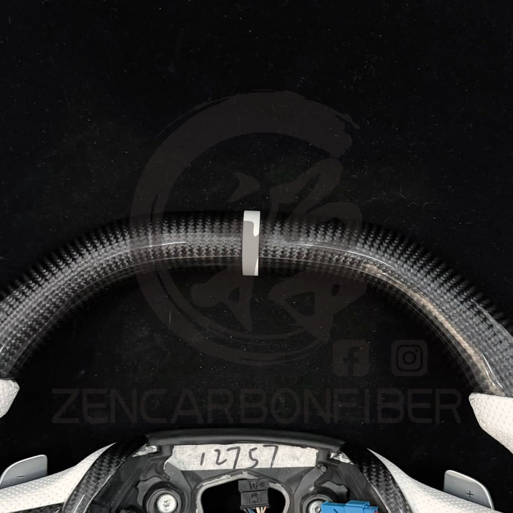 IN STOCK - 2019-2024 BMW G2X 3/4-series Non-M-Sport Carbon Fiber Steering Wheel - Steering Wheels