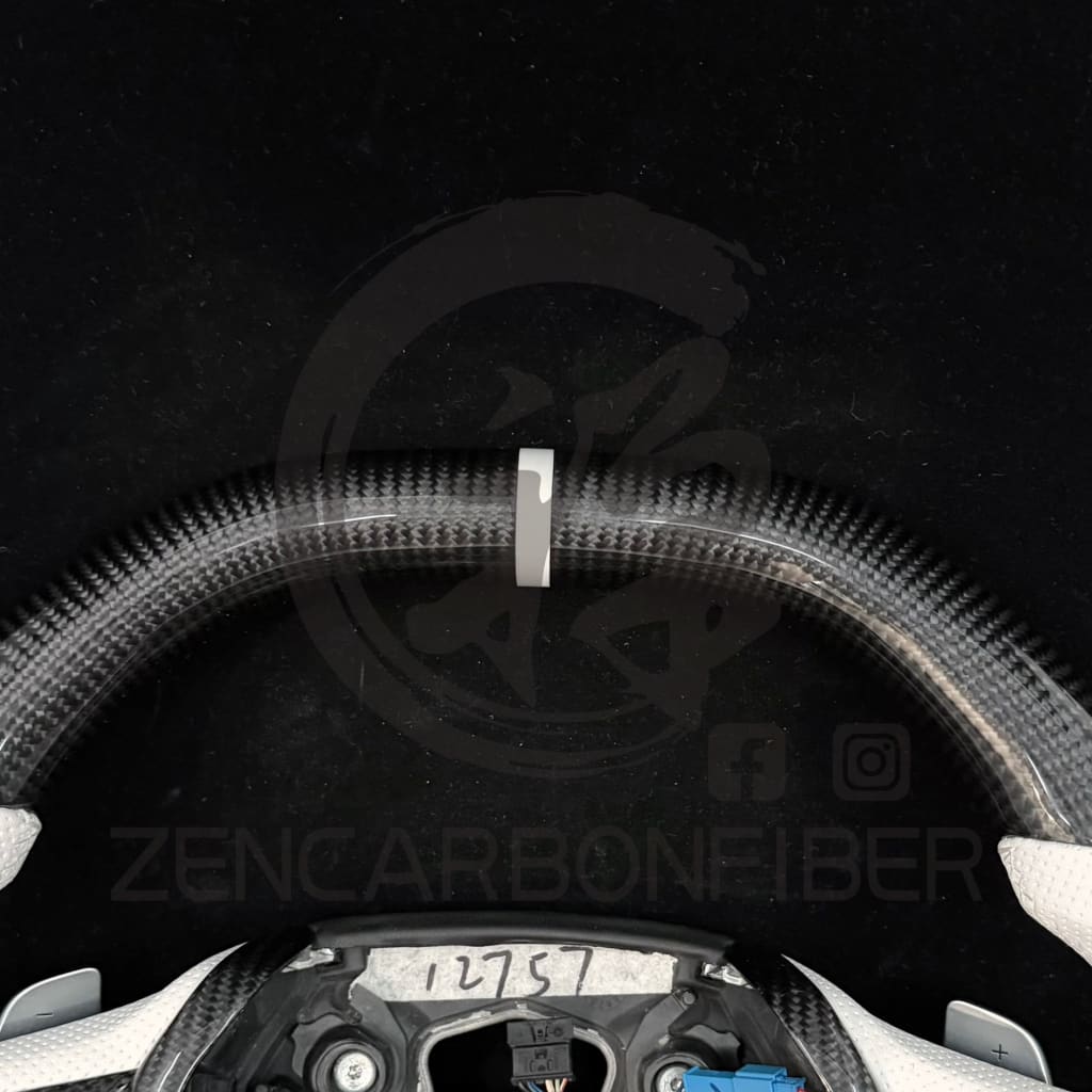 IN STOCK - 2019-2024 BMW G2X 3/4-series Non-M-Sport Carbon Fiber Steering Wheel - Steering Wheels