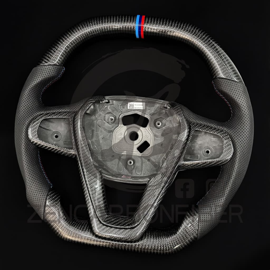 IN STOCK - 2019-2024 BMW G2X 3/4-series Non-M-Sport Carbon Fiber Steering Wheel - Steering Wheels