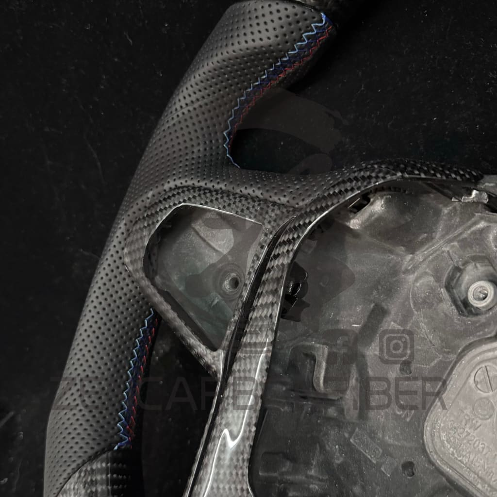 IN STOCK - 2019-2024 BMW G2X 3/4-series Non-M-Sport Carbon Fiber Steering Wheel - Steering Wheels