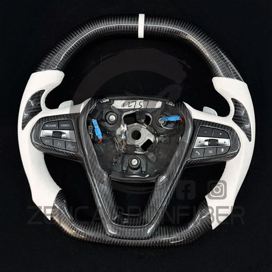IN STOCK - 2019-2024 BMW G2X 3/4-series Non-M-Sport Carbon Fiber Steering Wheel - Steering Wheels