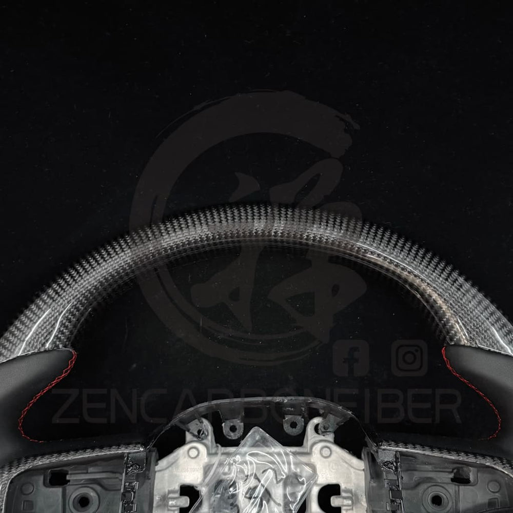 IN STOCK - 2019-2025 Dodge RAM 1500 Heated Carbon Fiber Steering Wheel - Steering Wheels