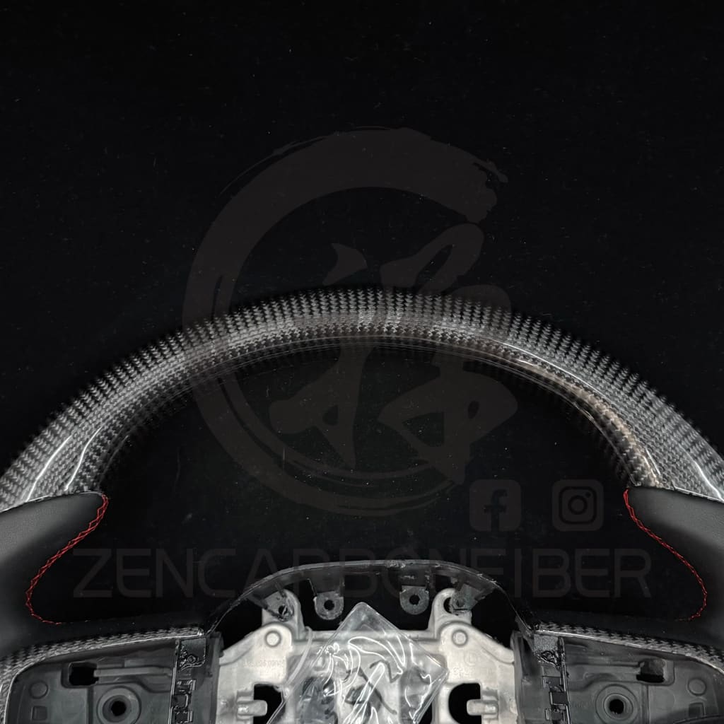 IN STOCK - 2019-2025 Dodge RAM 1500 Heated Carbon Fiber Steering Wheel - Steering Wheels