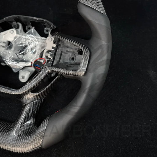 IN STOCK - 2019-2025 Dodge RAM 1500 Heated Carbon Fiber Steering Wheel - Steering Wheels