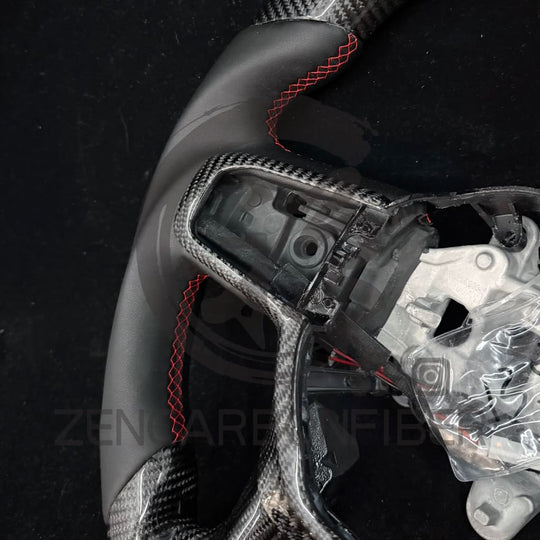IN STOCK - 2019-2025 Dodge RAM 1500 Heated Carbon Fiber Steering Wheel - Steering Wheels