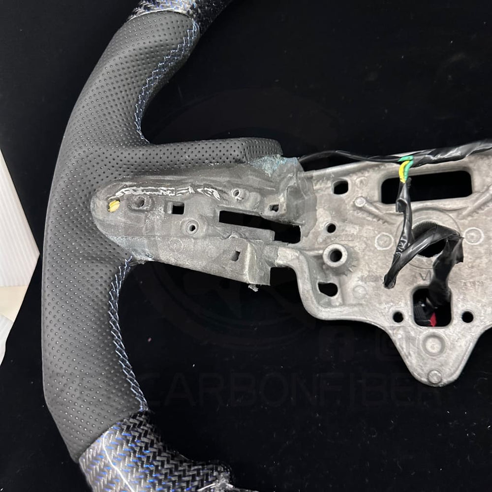 In Stock - 2019 + Chevrolet Silverado Heated Carbon Fiber Steering Wheel(No Paddle Shifter)