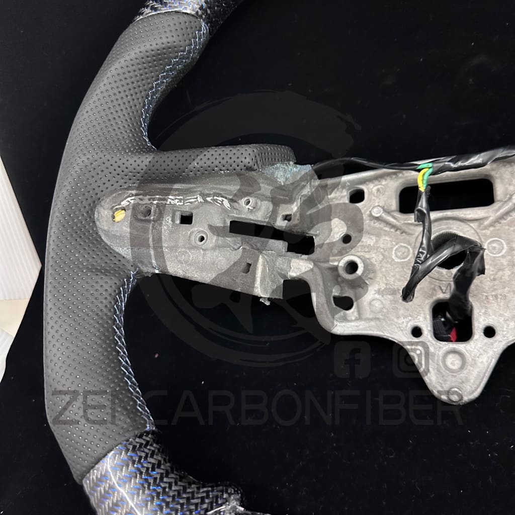 In Stock - 2019 + Chevrolet Silverado Heated Carbon Fiber Steering Wheel(No Paddle Shifter)