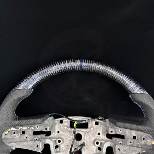 In Stock - 2019 + Chevrolet Silverado Heated Carbon Fiber Steering Wheel(No Paddle Shifter)