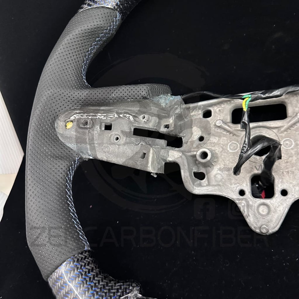 In Stock - 2019 + Chevrolet Silverado Heated Carbon Fiber Steering Wheel(No Paddle Shifter)