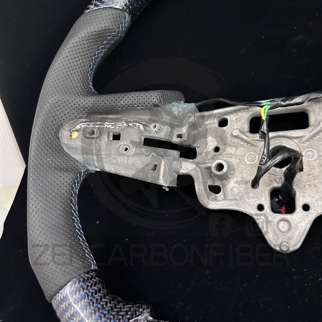 In Stock - 2019 + Chevrolet Silverado Heated Carbon Fiber Steering Wheel(No Paddle Shifter)