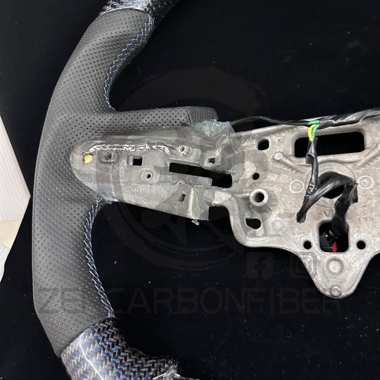 In Stock - 2019 + Chevrolet Silverado Heated Carbon Fiber Steering Wheel(No Paddle Shifter)