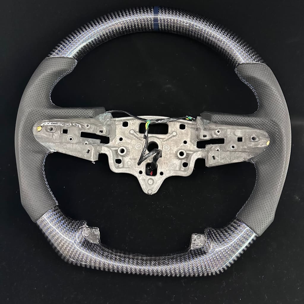 In Stock - 2019 + Chevrolet Silverado Heated Carbon Fiber Steering Wheel(No Paddle Shifter)