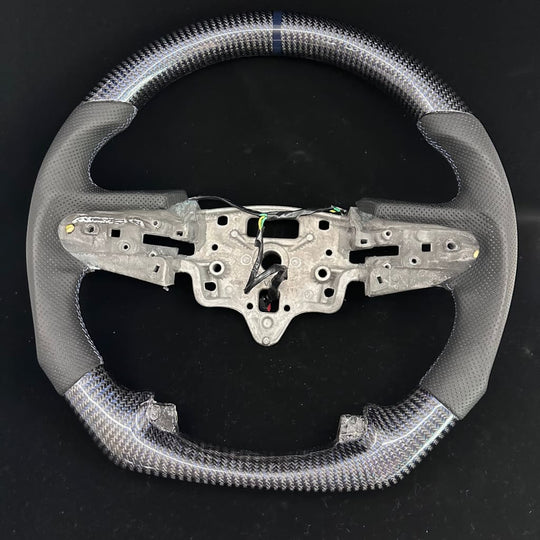 In Stock - 2019 + Chevrolet Silverado Heated Carbon Fiber Steering Wheel(No Paddle Shifter)