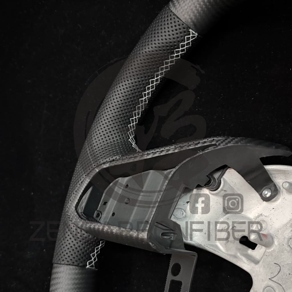 IN STOCK - 2020+ Chevrolet C8 Corvette Carbon Fiber Steering Wheel - Steering Wheels