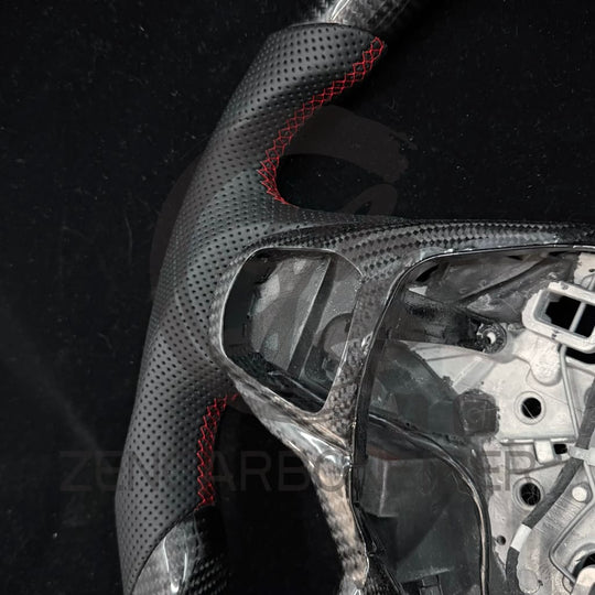 IN STOCK - 2020+ Ford Explorer Heated Carbon Fiber Steering Wheel - Steering Wheels