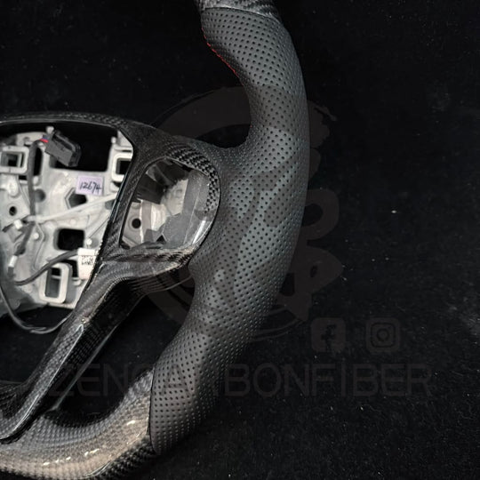 IN STOCK - 2020+ Ford Explorer Heated Carbon Fiber Steering Wheel - Steering Wheels
