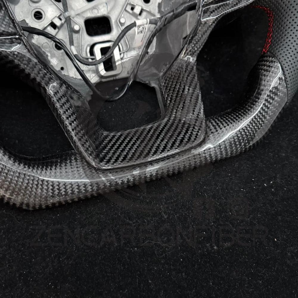 IN STOCK - 2020+ Ford Explorer Heated Carbon Fiber Steering Wheel - Steering Wheels