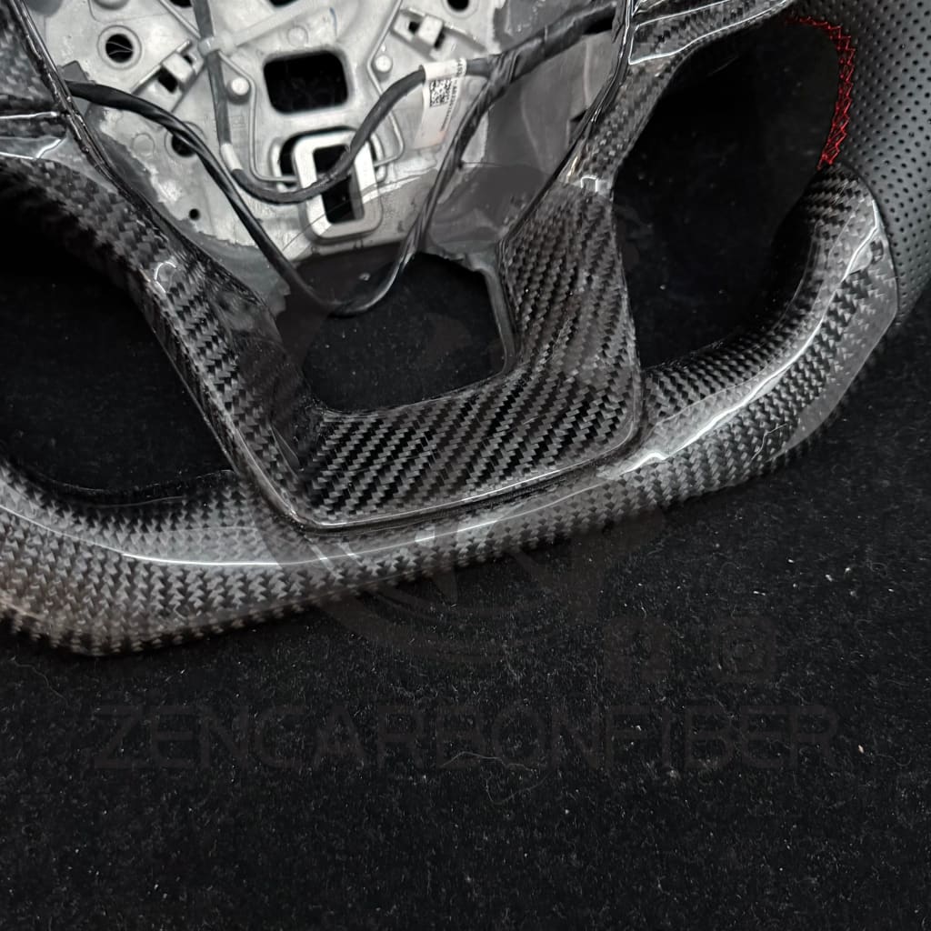 IN STOCK - 2020+ Ford Explorer Heated Carbon Fiber Steering Wheel - Steering Wheels