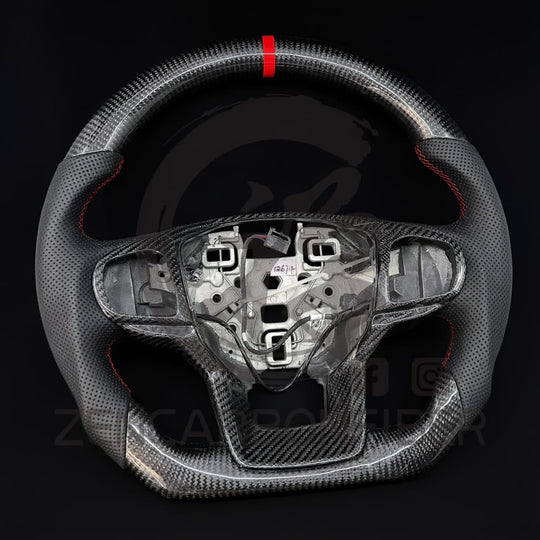 IN STOCK - 2020+ Ford Explorer Heated Carbon Fiber Steering Wheel - Steering Wheels