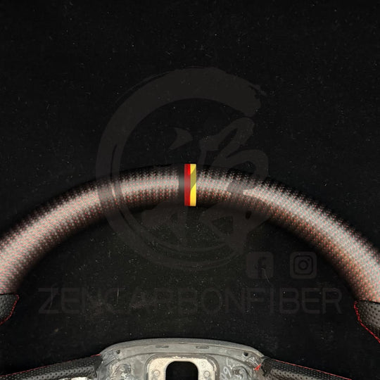 IN STOCK - 2021-2025 Audi B9.5/8Y A/S/RS 4/5 Carbon Fiber Steering Wheel - Steering Wheels