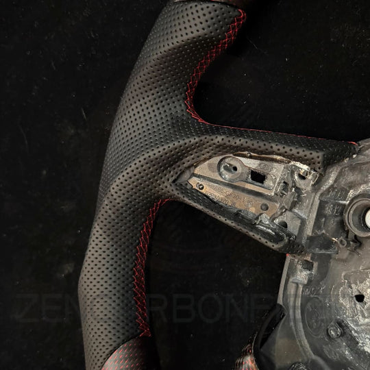 IN STOCK - 2021-2025 Audi B9.5/8Y A/S/RS 4/5 Carbon Fiber Steering Wheel - Steering Wheels